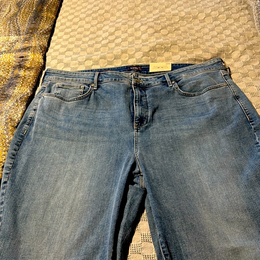 NYDJ Plus size Marilyn Straight Color- canyon
